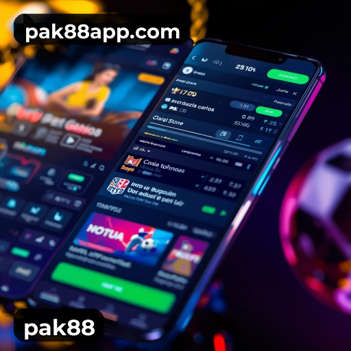 Aplicativo móvel pak88 para iOS e Android